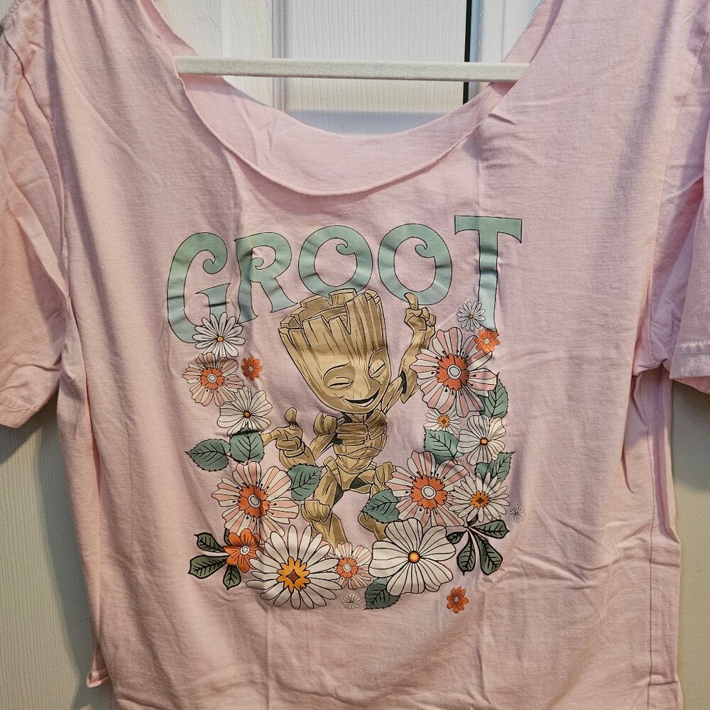 Disney Groot Crop Top Women Medium